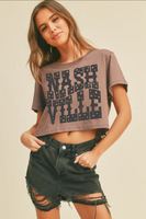 Nashville graphic shirt crop tee