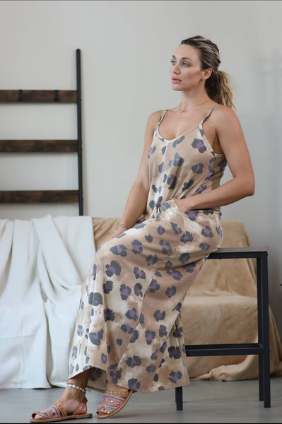 Leopard print Maxi dress